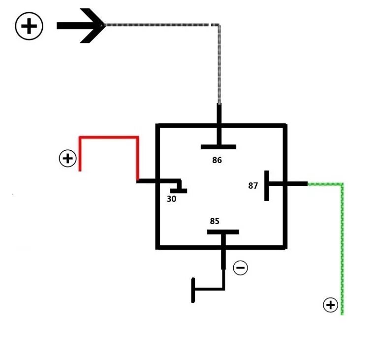 Подключение 4 контактного реле схема управления минусом 6: Подключение ПТФ - УАЗ 315195 Hunter, 2,7 л, 2018 года тюнинг DRIVE2