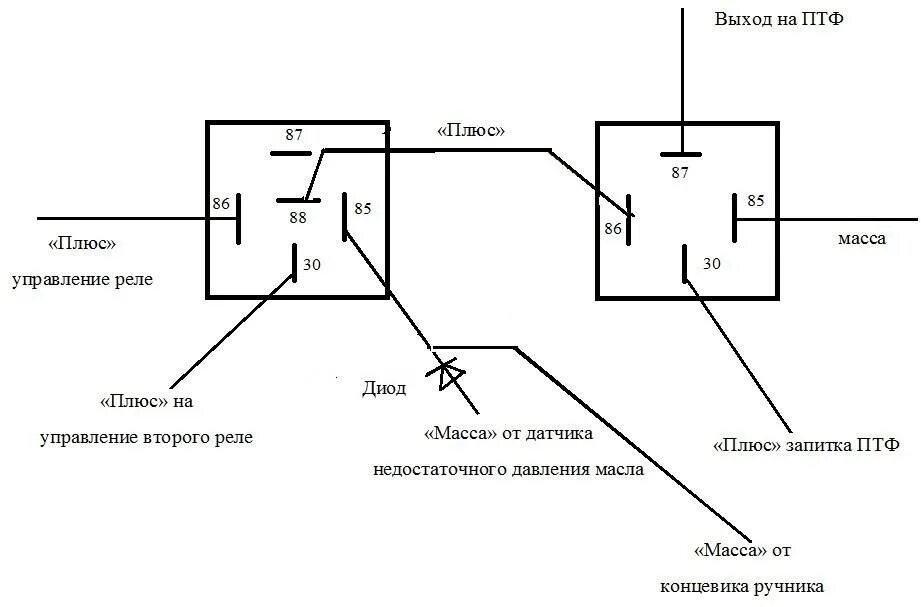Подключение 4 контактного реле схема управления минусом Соедините все 4 реле в середине - найдено 80 фото