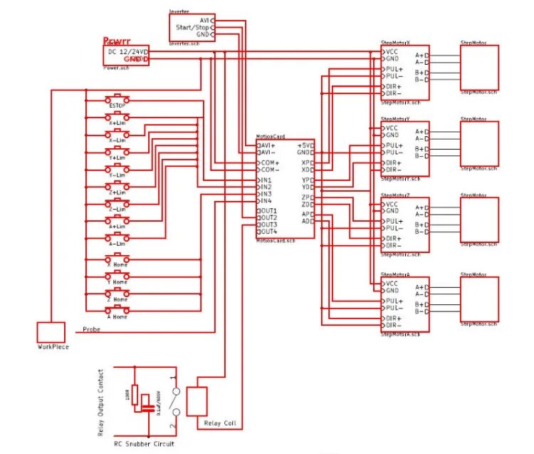 Подключение 4 оси ЧПУ USB MACH3 100 кГц коммутационная плата 4 оси интерфейсный драйвер контроллер