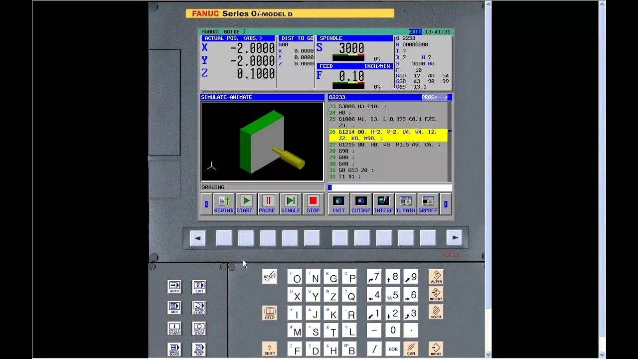 Подключение 4 оси fanuc 18 FANUC MANUAL GUIDE i Part 3 Creating a Basic Milling Program - YouTube