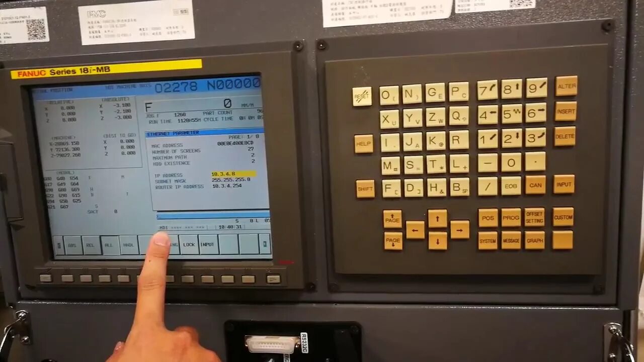 Подключение 4 оси fanuc 18 DIALink CNC FANUC 18i Connection setting - YouTube