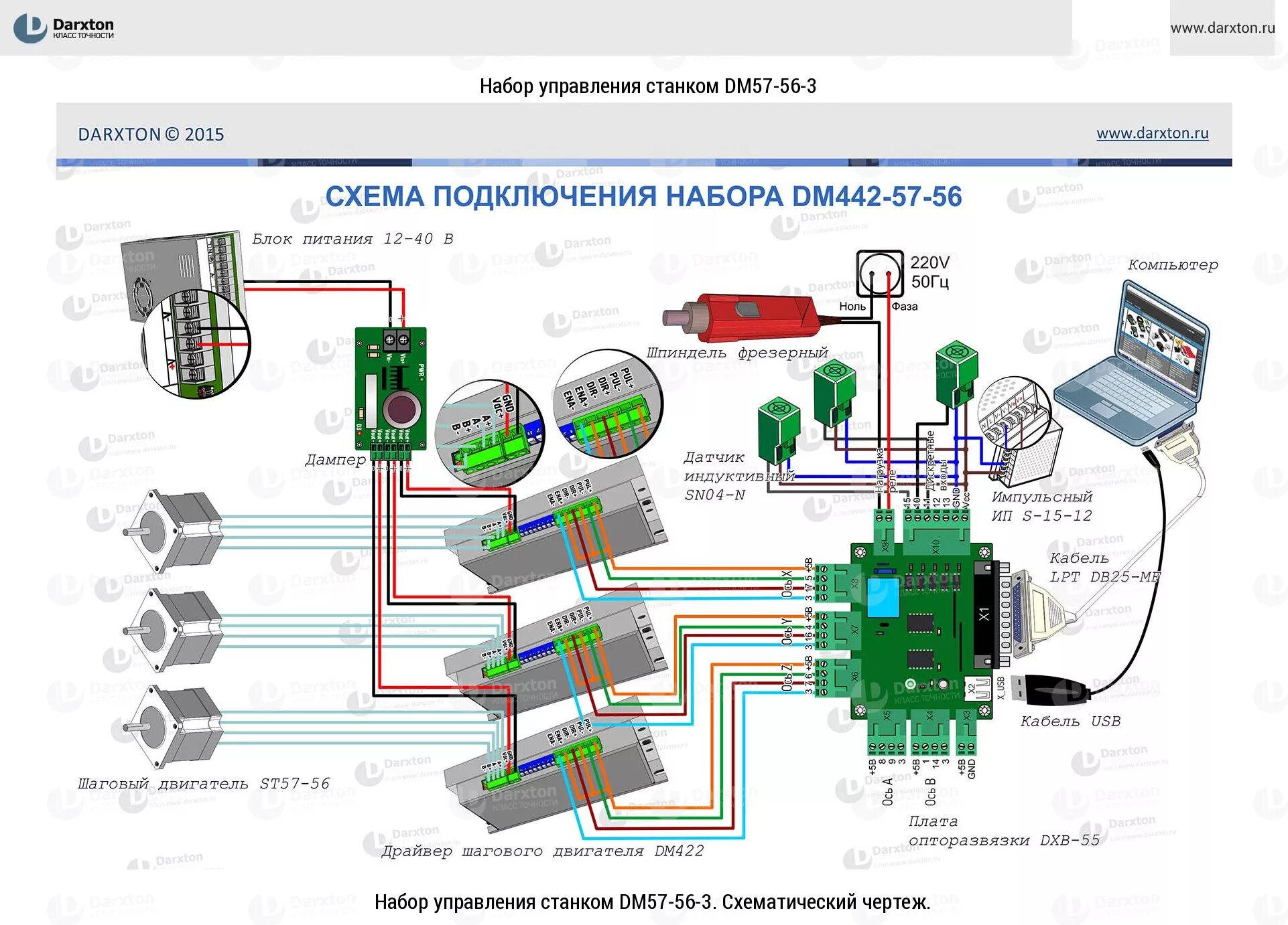 Подключение 4 оси к чпу станку Схема для чпу станка