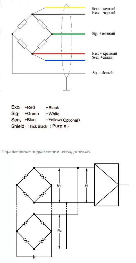 Подключение 4 проводного тензодатчика Тензодатчик KELI ZSFY-A 60t купить недорого от производителя МИДЛ в Москве и по 