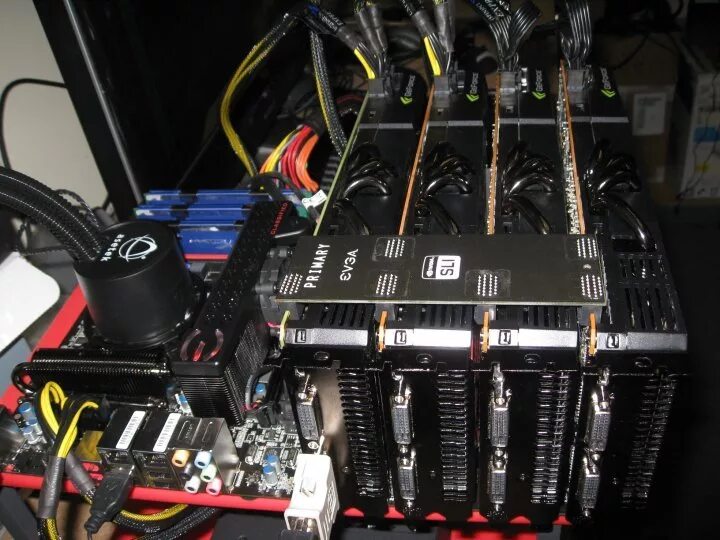 Подключение 4 видеокарт GeForce GTX 480 Supports 4-way SLI? TechPowerUp