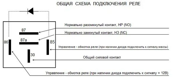 Подключение 5 контактного реле 5 Контактное Реле Схема Подключения - tokzamer.ru