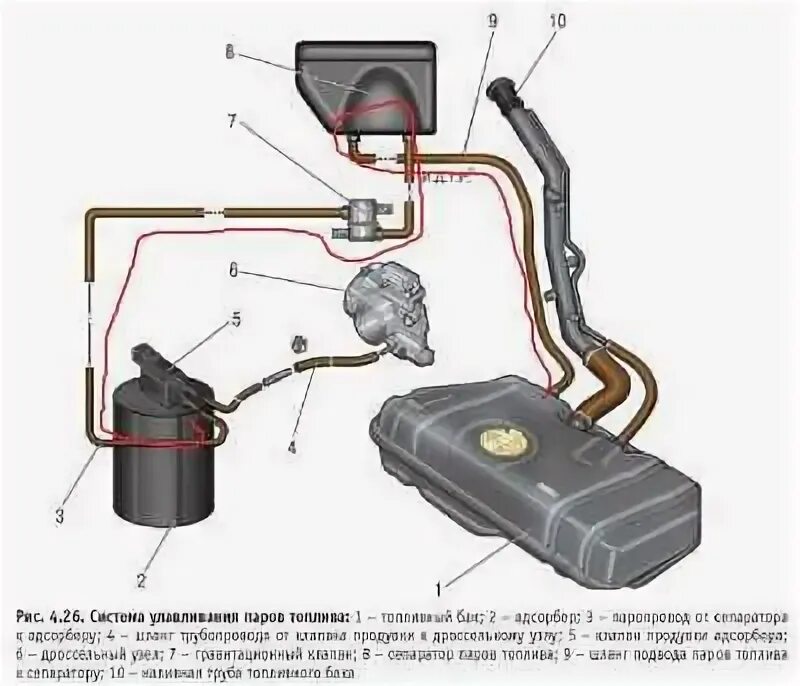 Подключение абсорбера ваз Пары бензина система улавливания: найдено 89 изображений