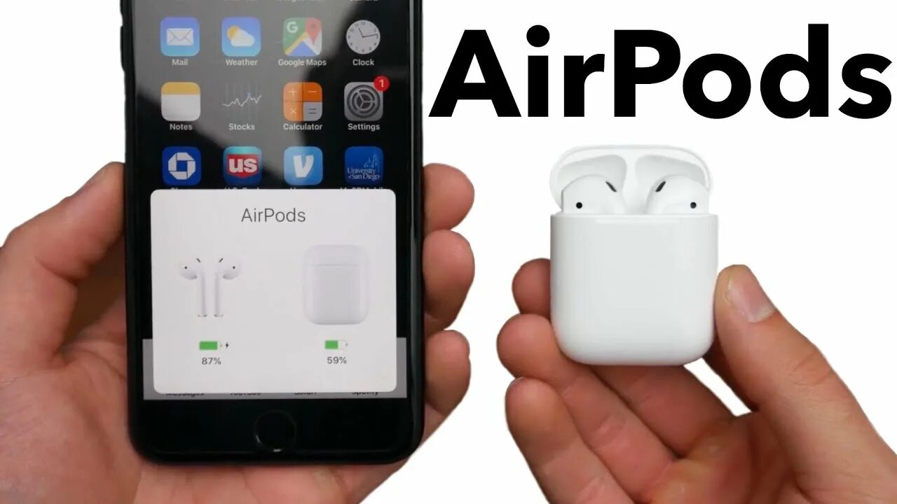 Подключение airpods 2 к iphone AirPods - обзор и первое подключение к iPhone и Android - YouTube