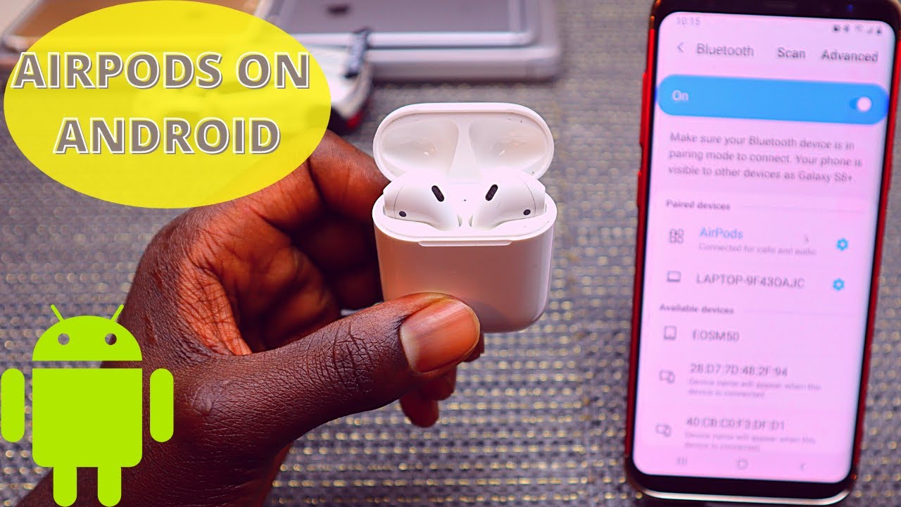 Подключение airpods 3 к android Connect Airpods To Android How To Connect and Use Airpods On Android device! - Y