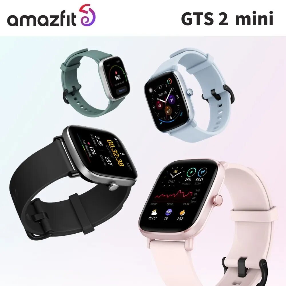 Подключение amazfit gts 4 Умные мини-часы Amazfit Gts 2 с AMOLED дисплеем, водонепроницаемые 5 АТМ, спорти