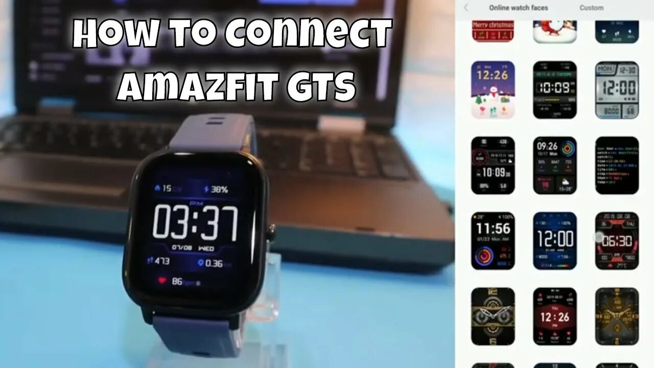 Подключение amazfit gts 4 How to connect Amazfit GTS to Phone Zepp Amazfit Android App - YouTube