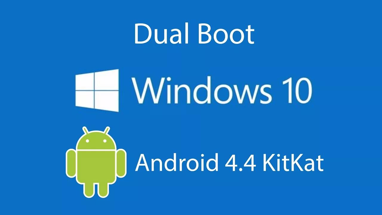 Подключение android к windows 10 How to Dual Boot Windows 10 with Android OS 4.4 Kitkat - YouTube