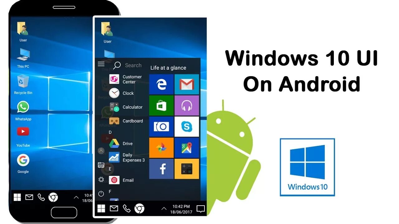 Подключение android к windows 10 How to launch windows 10 UI on Android phone using Computer Launcher App - YouTu