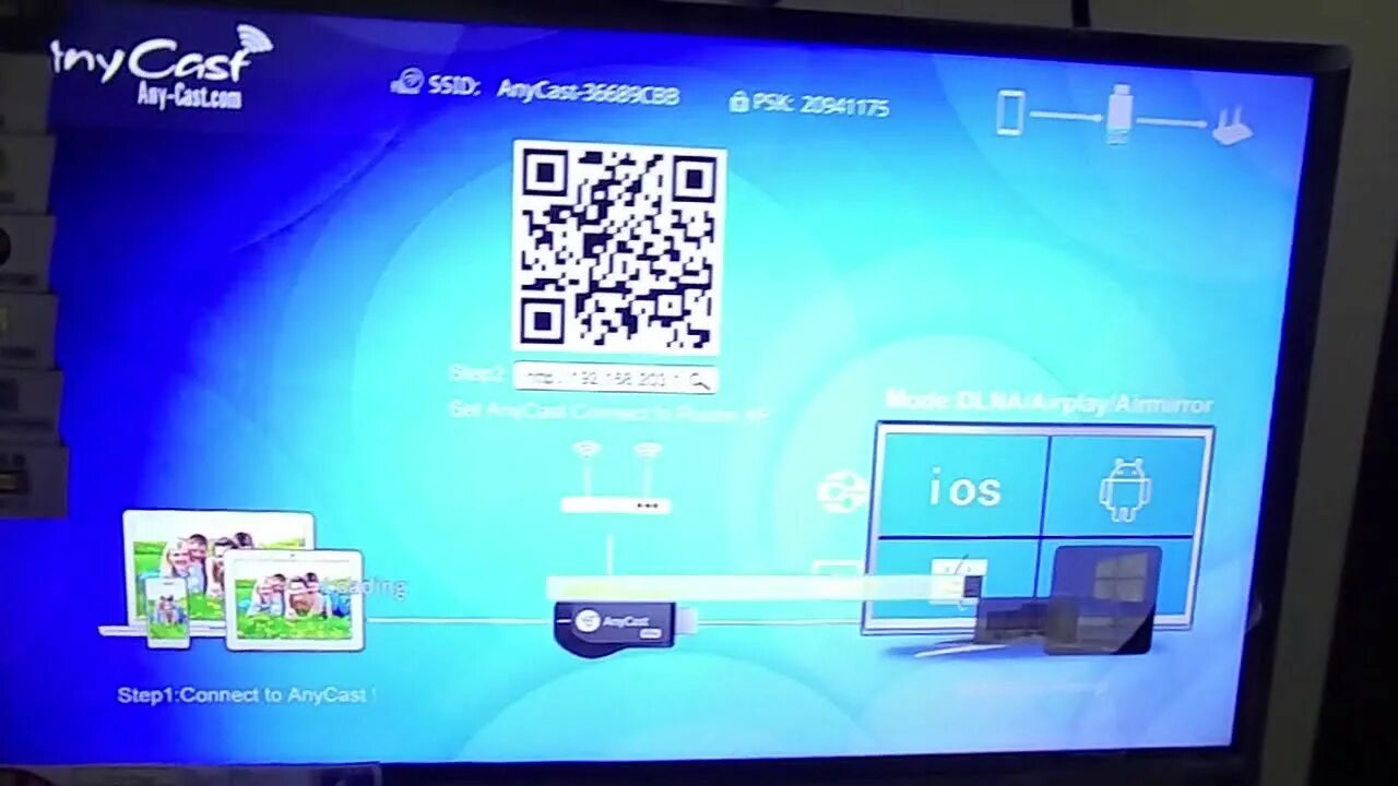 Подключение anycast к телевизору AnyCast How to connect anycast to TV and Laptop and Mobile AnyCast tutorial - Yo