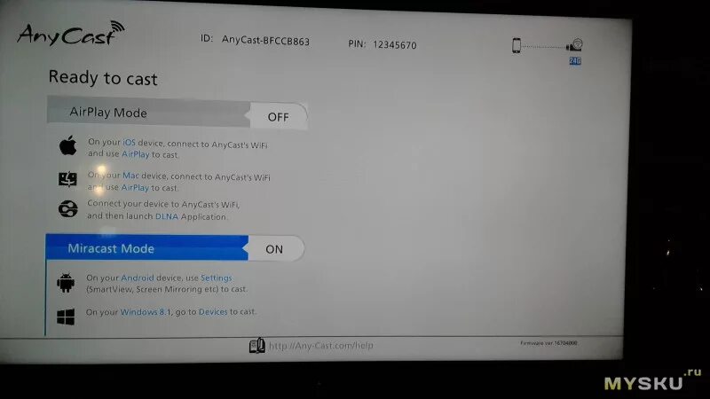 Подключение anycast к телевизору TV Stick anycast или транслируем изображение на ТВ с ios, windows, android.