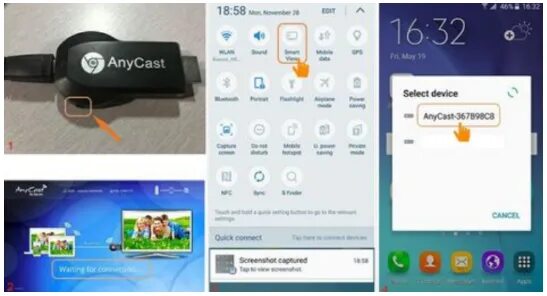 Подключение anycast к телевизору TV Stick anycast или транслируем изображение на ТВ с ios, windows, android