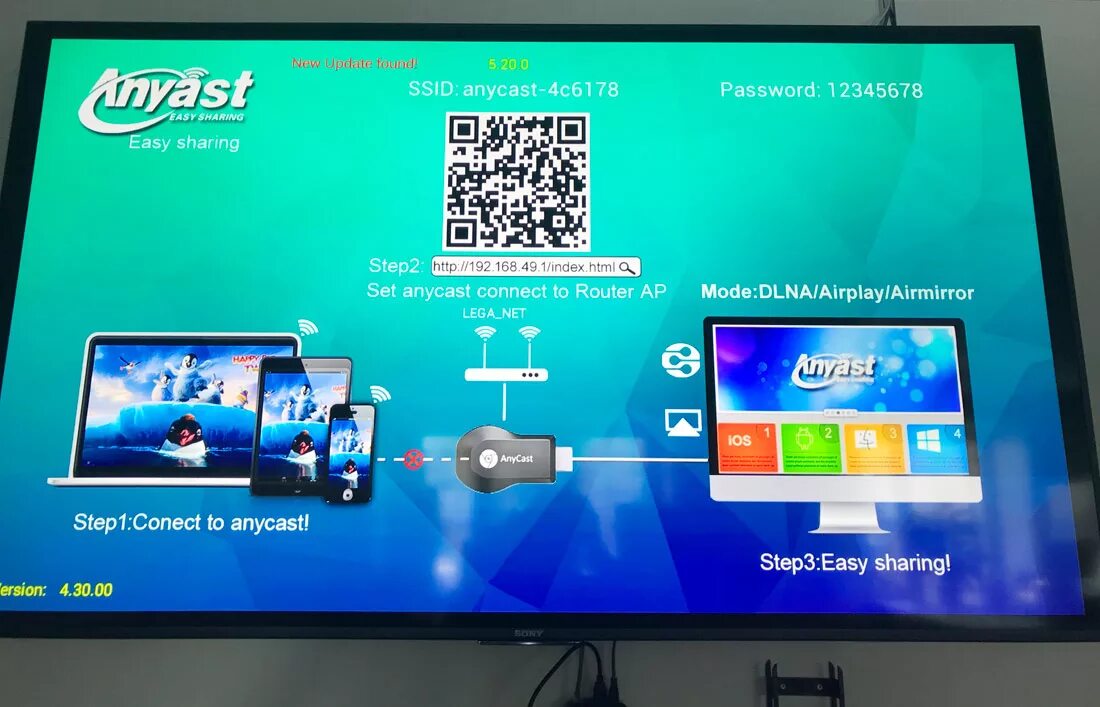 Подключение anycast к телевизору Anycast M2 Plus дешёвая подделка под Chromecast от Google