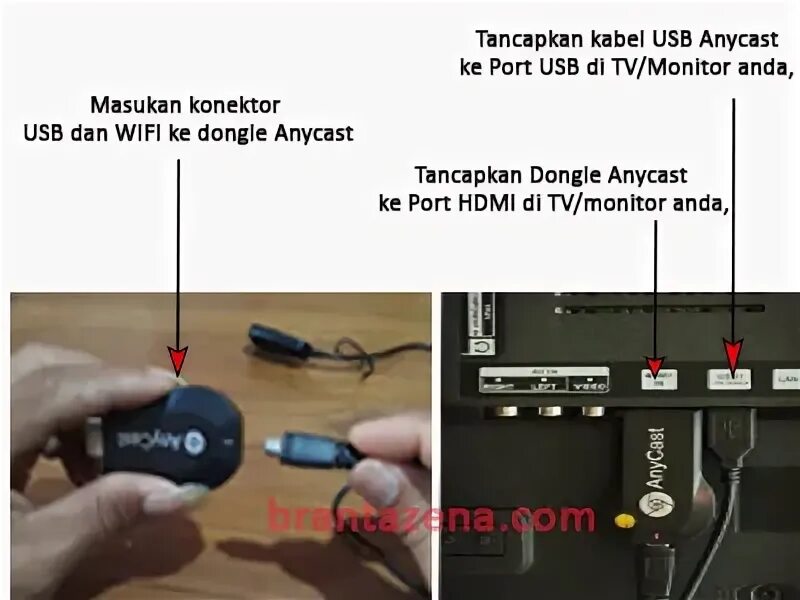 Подключение anycast к телевизору Cara menyambungkan hp ke TV dengan Dongle Anycast - Brantazena.com