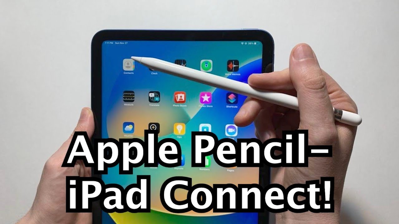 Подключение apple pencil 1 How to Connect Apple Pencil to iPad 10th Gen (or 9th-6th) - YouTube