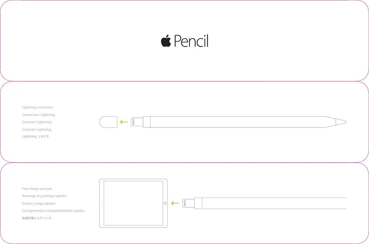 Подключение apple pencil 1 Apple Pencil Quick Start Guide Manualzz