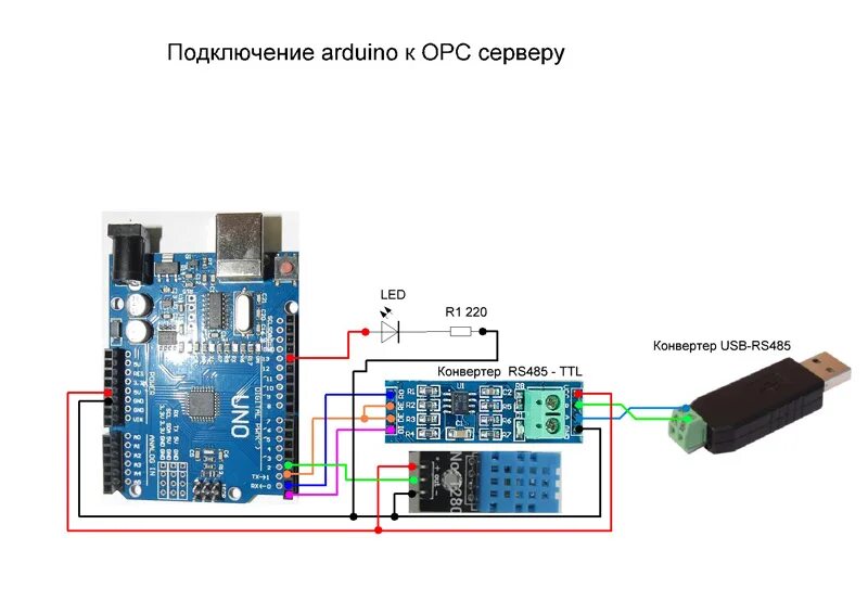 Подключение arduino к компьютеру Как подключить Arduino к OPC серверу