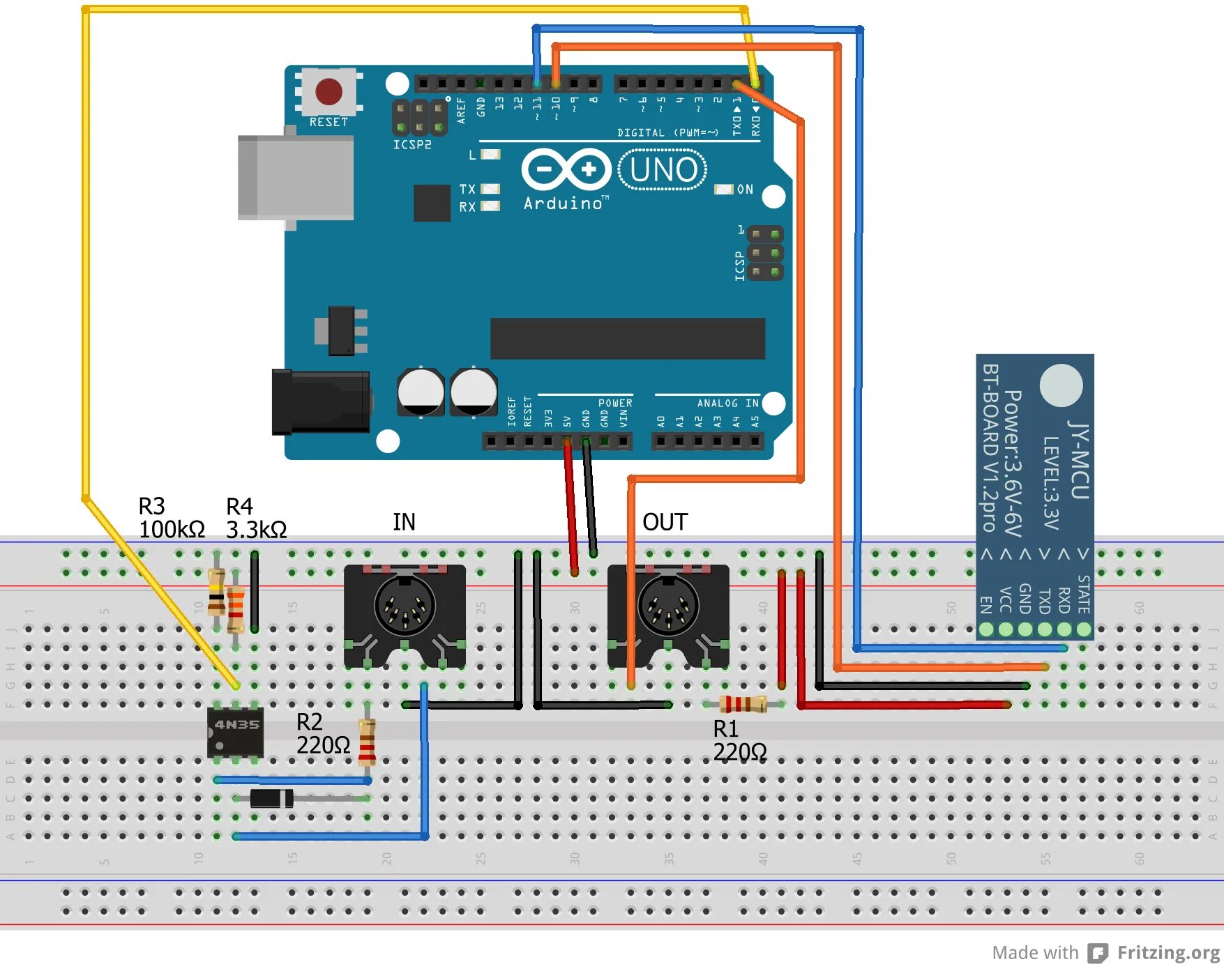 Подключение arduino к компьютеру Arduino as a MIDI/Bluetooth Relay for Windows 8.1 Apps - @theCake's Blog