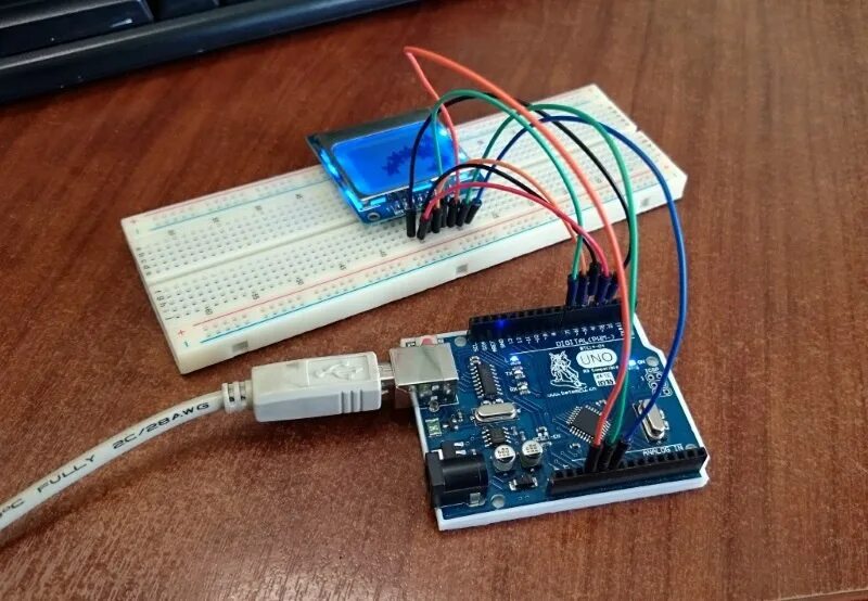 Подключение arduino к компьютеру Для тех, кто скучал по Ардуино. Подключение дисплея Nokia 5110 к Arduino Uno: ha