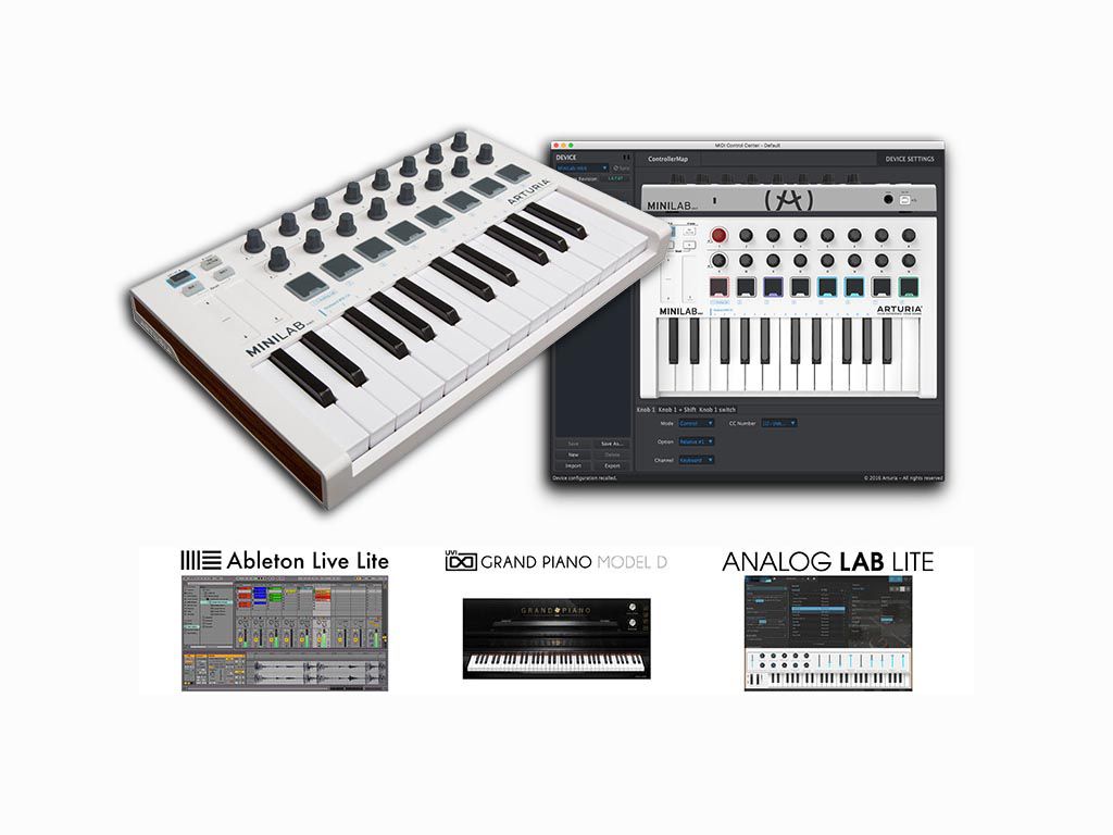 Подключение arturia minilab 3 к ableton lave Au revoir Processus de construction de routes analog lab lite Faire du spor