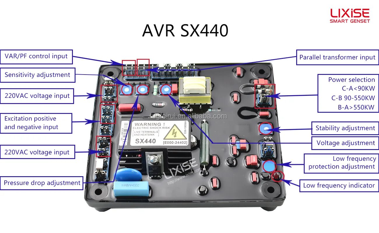 Подключение avr к генератору Lixise Avr Для Генератора Переменного Тока Sx440 - Buy Ресивер Avr Для Генератор