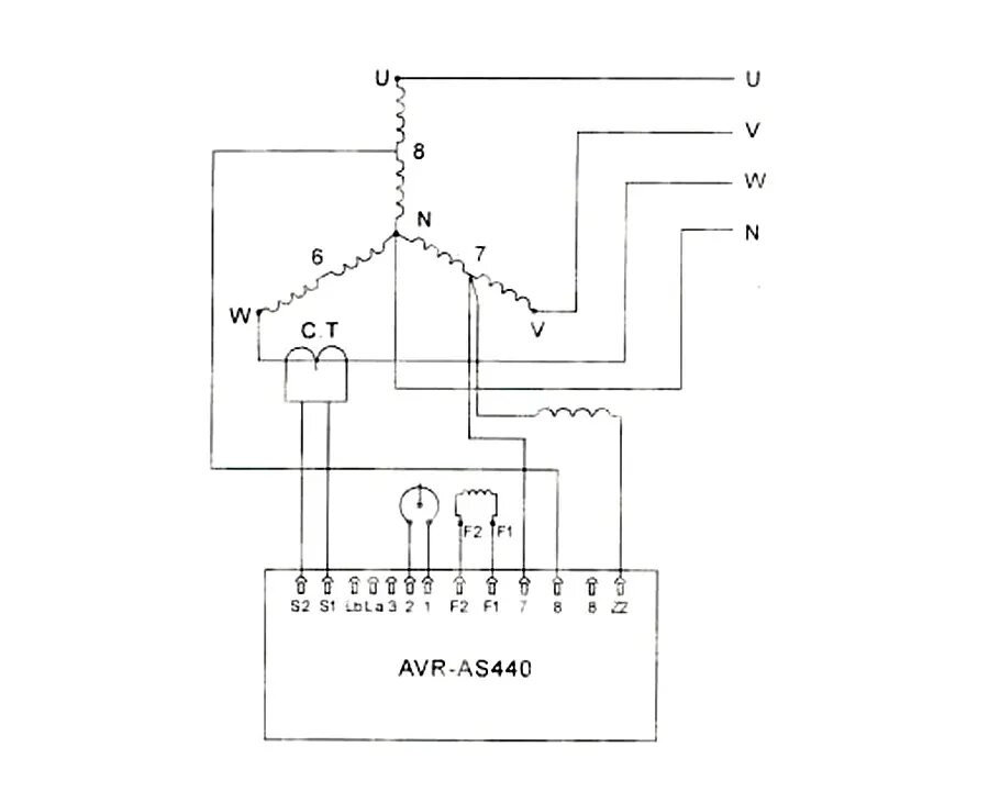 Подключение avr к генератору Автоматический регулятор напряжения AVR AS440, универсальный дизельный бесщеточн