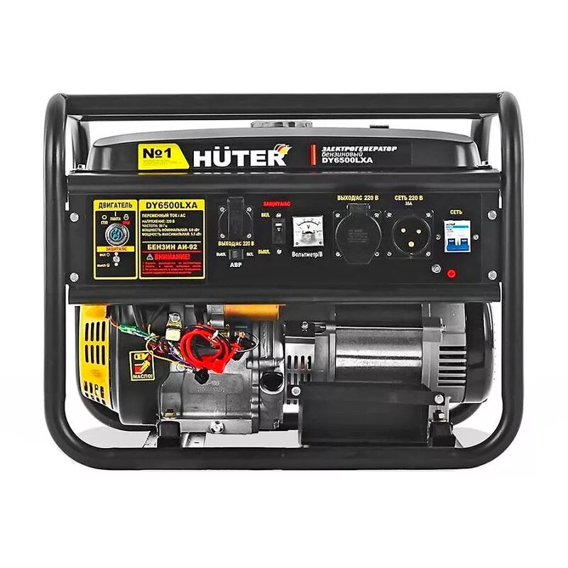 Подключение авр к генератору huter dy6500lx Бензиновый генератор Huter DY6500LXA купить в Москве Бензогенераторы Хутер в Hut