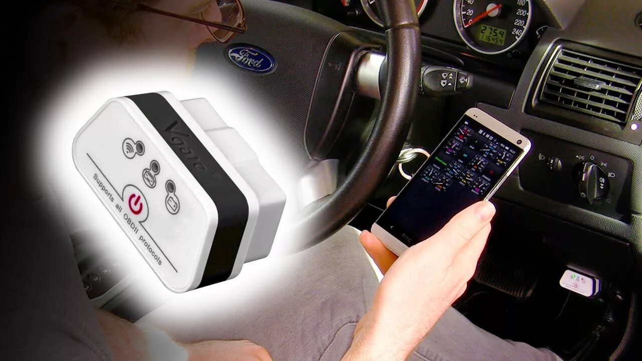 Подключение автосканера к телефону Review: Vgate iCar2 OBD-II Bluetooth scan tool - YouTube
