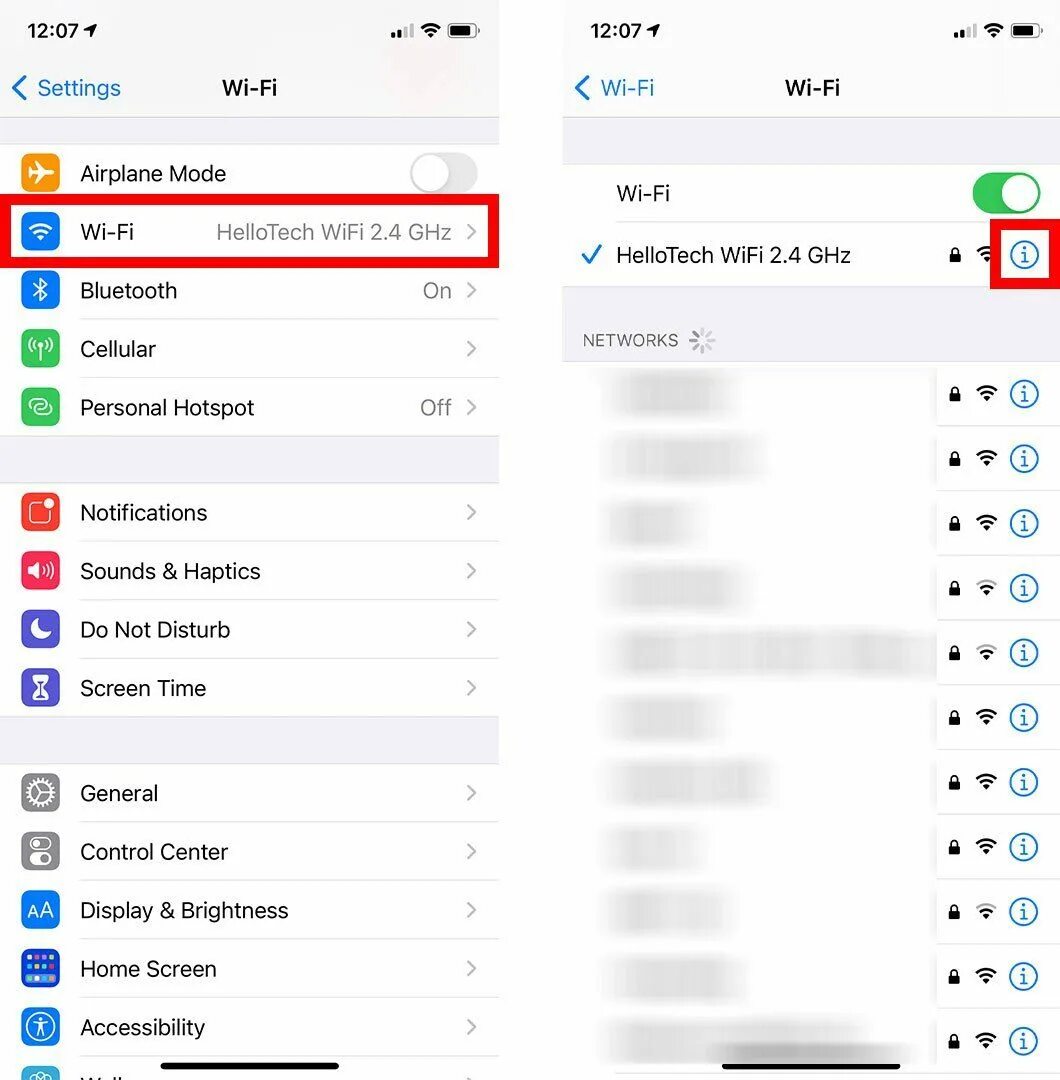Подключение айфона через wifi How to Find Your WiFi Password on an iPhone : HelloTech How