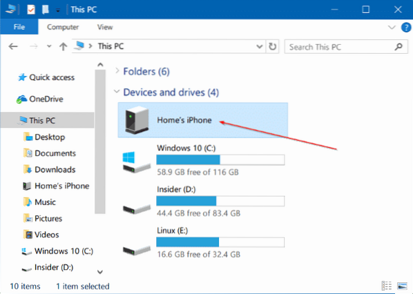 Подключение айфона к виндовс 10 3 Ways To Transfer iPhone Photos To Windows 10 PC Phenquestions