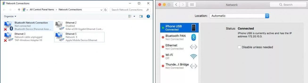 Подключение айфона к виндовс 10 Как раздать интернет с Айфон, через функцию "Режим модема"?