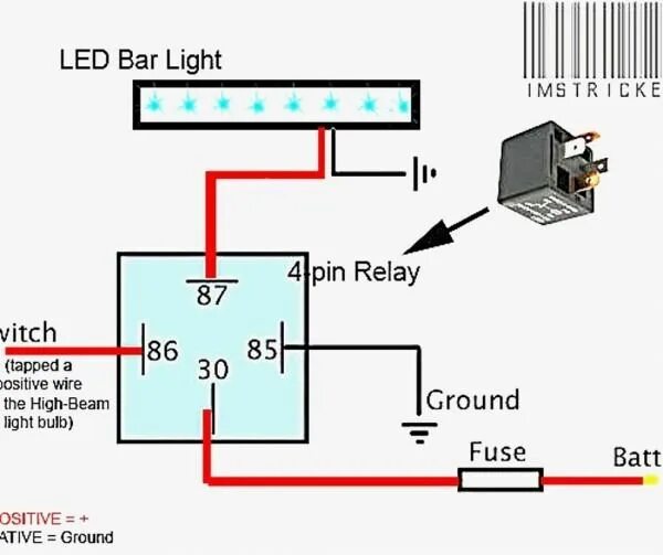 Подключение балки через кнопку Cree Led Light Bar Wiring Diagram Led light bars, Bar lighting, Navigation light