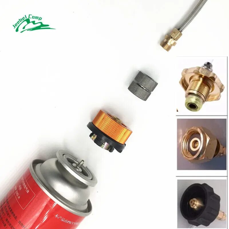 Подключение баллона к туристической газовой плите Propane Tank Adapter Camp Stove Adapter Lpg Flat Cylinder Gas - Adapter Camping 