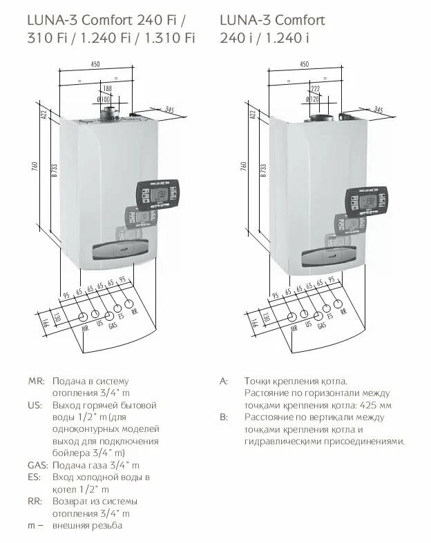 Подключение baxi luna 3 comfort 1.240 fi Котел газовый Baxi Luna Comfort 3 1.240Fi. Одноконтурный, с закрытой камерой. ку