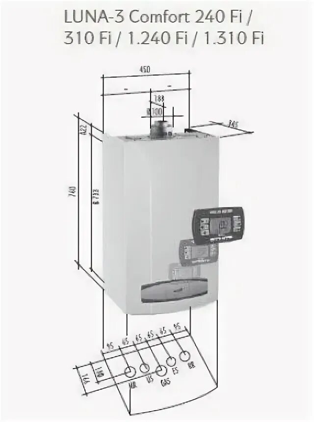 Подключение baxi luna 3 comfort 1.240 fi Газовый котел luna 3 инструкция