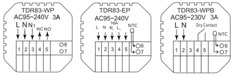Подключение beok 10 BEOK TDR-83 Smart Thermostat User Guide - thermostat.guide