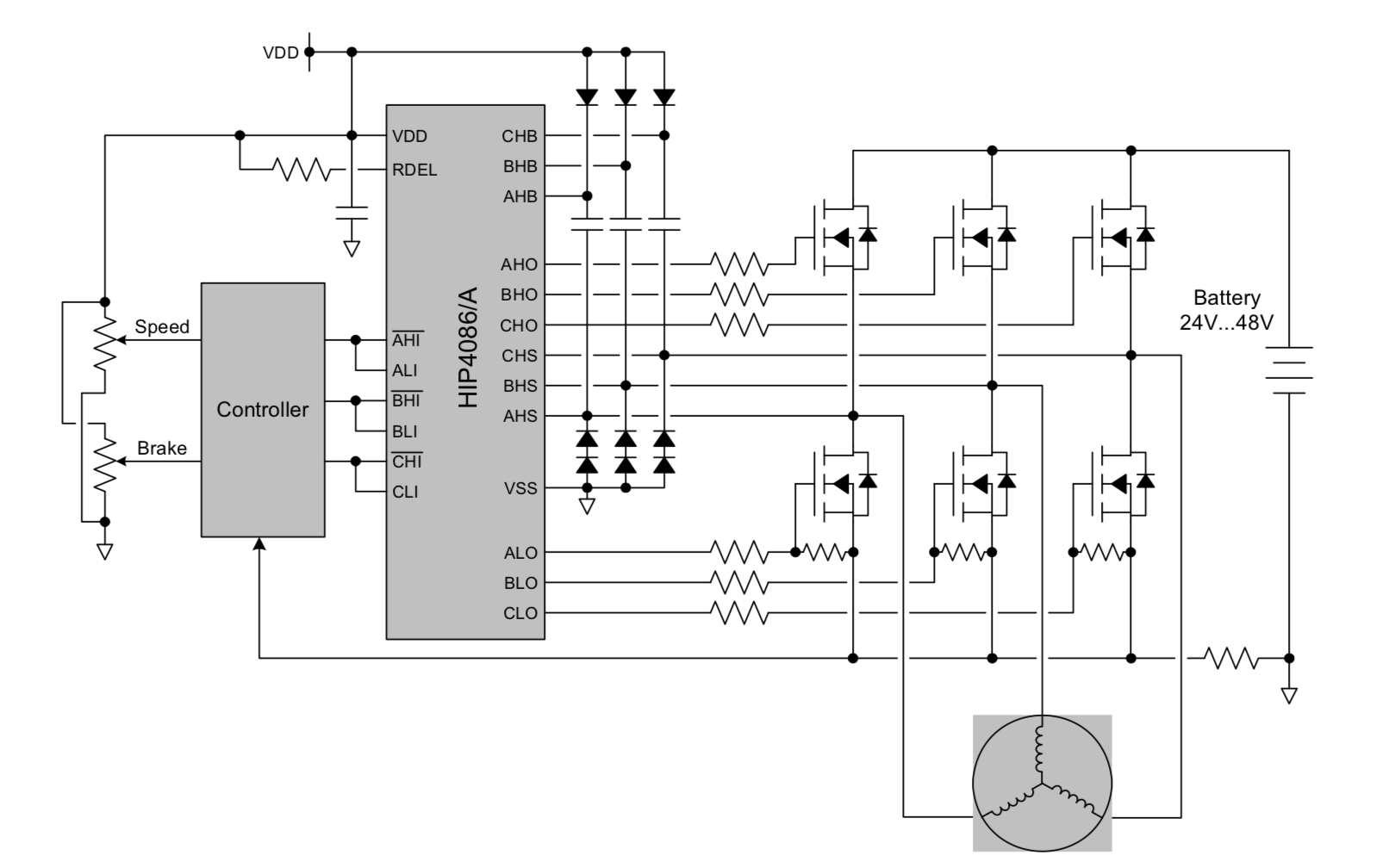 Подключение бесколлекторного двигателя brushless dc motor - What PWM inputs are needed to drive a 3 phase BLDC using th