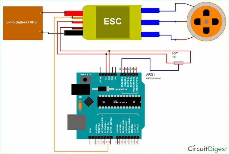 Подключение бесколлекторного двигателя What is Brushless DC Motor (BLDC) and How to Control it with Arduino Arduino, Ar