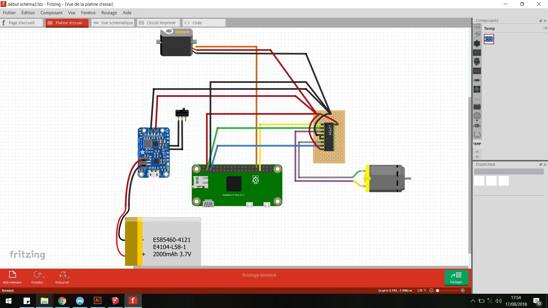 Подключение бесколлекторного двигателя gpio - Why does my raspberry pi zero w crashes when controlling a DC motor with 