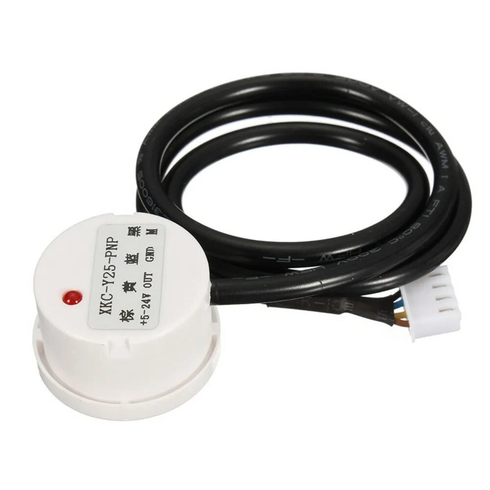 Подключение бесконтактного датчика уровня жидкости Non-Contact Water Level Sensor XKC-Y25-V/Y25PNP Liquid Induction Switch Detector