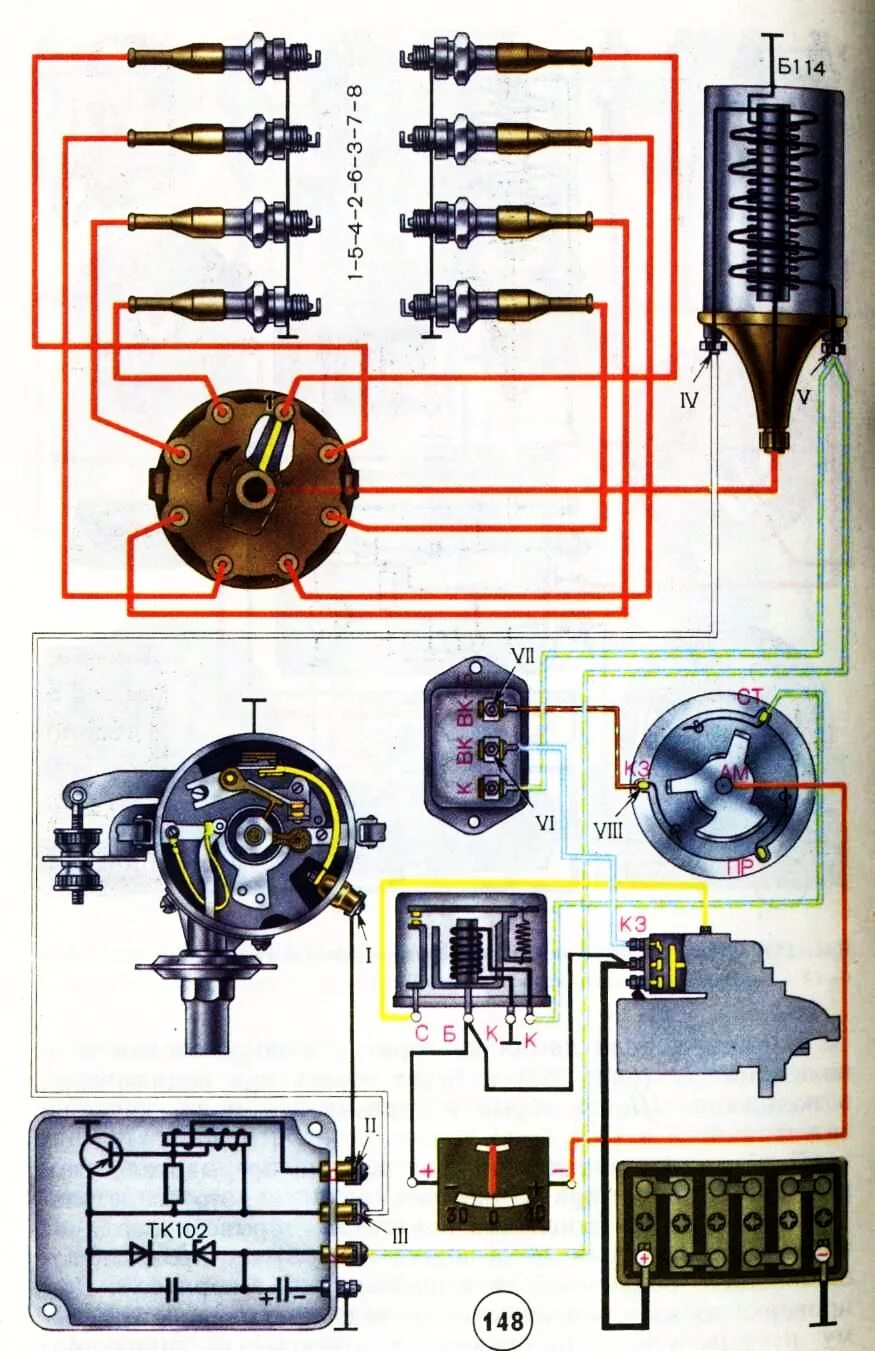 Подключение бесконтактного зажигания газ 66 Система зажигания газ 53 58 фото - KubZap.ru