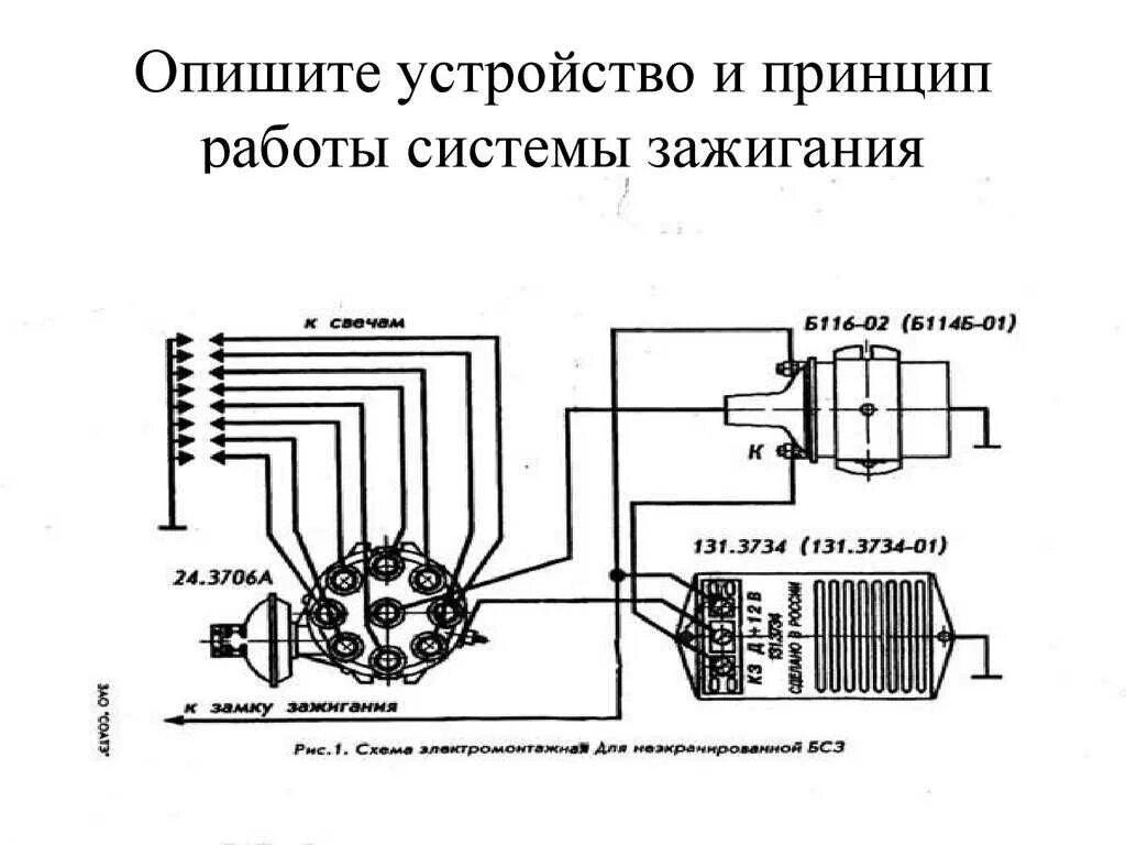 Подключение бесконтактного зажигания газ 66 Картинки СИСТЕМА ЗАЖИГАНИЯ КОНТАКТНАЯ БЕСКОНТАКТНАЯ