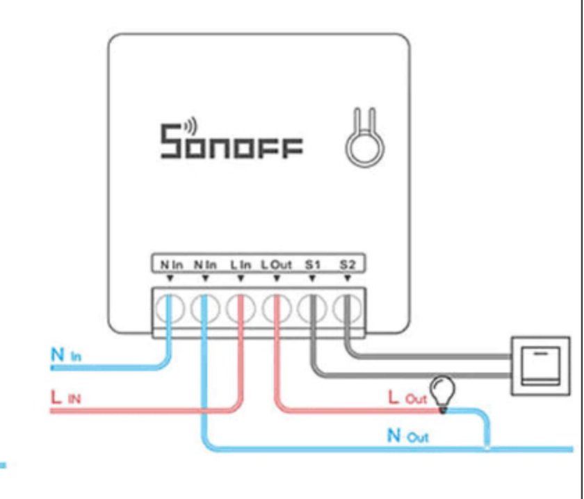 Подключение беспроводная кнопка Sonoff Mini with light switch - Issue #303 - AlexxIT/SonoffLAN - GitHub