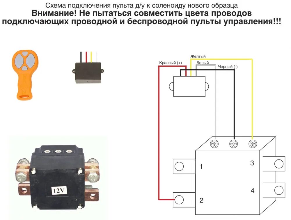 Подключение беспроводного блока управления для лебедки Комплект дистанционного беспроводного пульта управления для всех лебедок СТОКРАТ