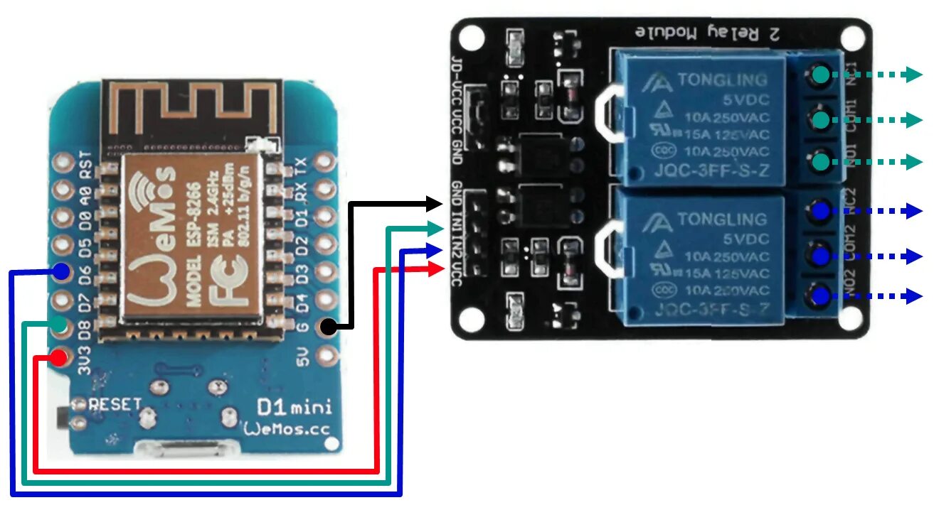 Подключение беспроводного реле Esp8266 подключение реле схема