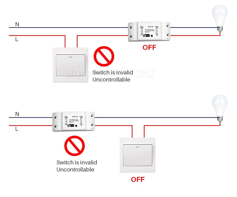 Подключение беспроводного выключателя света Монтаж умного выключателя