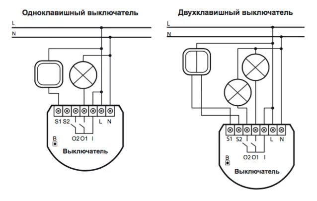 Подключение беспроводной двухклавишный выключатель Умный выключатель света как подключить фото - DelaDom.ru